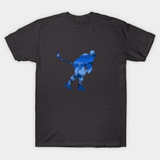 Hockey Player (Blue) T-Shirt